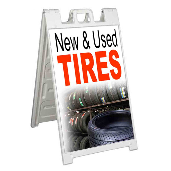 New And Used Tires A-Frame Signs, Decals, or Panels