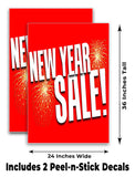 New Year Sale A-Frame Signs, Decals, or Panels