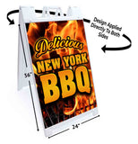 New York BBQ A-Frame Signs, Decals, or Panels