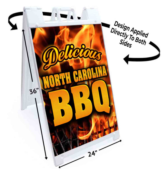 North Carolina BBQ A-Frame Signs, Decals, or Panels