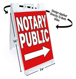 Notary Public A-Frame Signs, Decals, or Panels