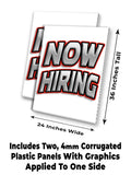 Now Hiring  A-Frame Signs, Decals, or Panels