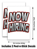 Now Hiring  A-Frame Signs, Decals, or Panels