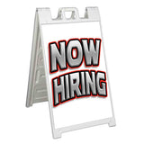 Now Hiring  A-Frame Signs, Decals, or Panels
