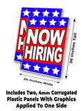 Now Hiring A-Frame Signs, Decals, or Panels