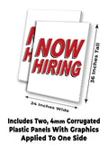 Now Hiring A-Frame Signs, Decals, or Panels