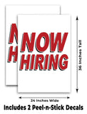 Now Hiring A-Frame Signs, Decals, or Panels