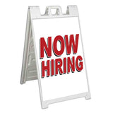 Now Hiring A-Frame Signs, Decals, or Panels