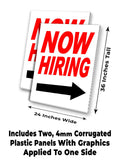Now Hiring A-Frame Signs, Decals, or Panels