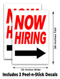 Now Hiring A-Frame Signs, Decals, or Panels