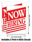 Now Hiring A-Frame Signs, Decals, or Panels