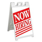 Now Hiring A-Frame Signs, Decals, or Panels