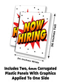 Now Hiring A-Frame Signs, Decals, or Panels