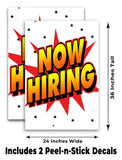 Now Hiring A-Frame Signs, Decals, or Panels