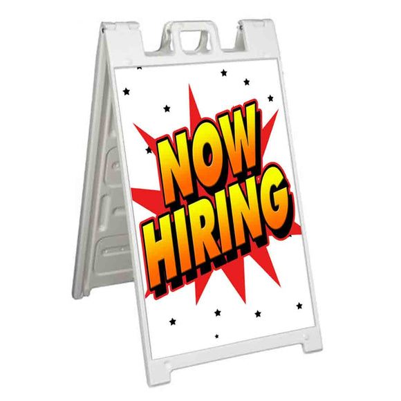 Now Hiring A-Frame Signs, Decals, or Panels