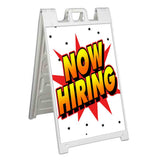 Now Hiring A-Frame Signs, Decals, or Panels