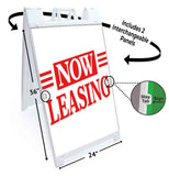 Now Leasing A-Frame Signs, Decals, or Panels