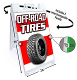 Off Road Tires A-Frame Signs, Decals, or Panels