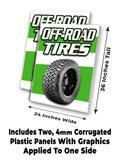 Off Road Tires A-Frame Signs, Decals, or Panels