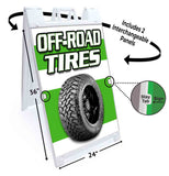 Off Road Tires A-Frame Signs, Decals, or Panels