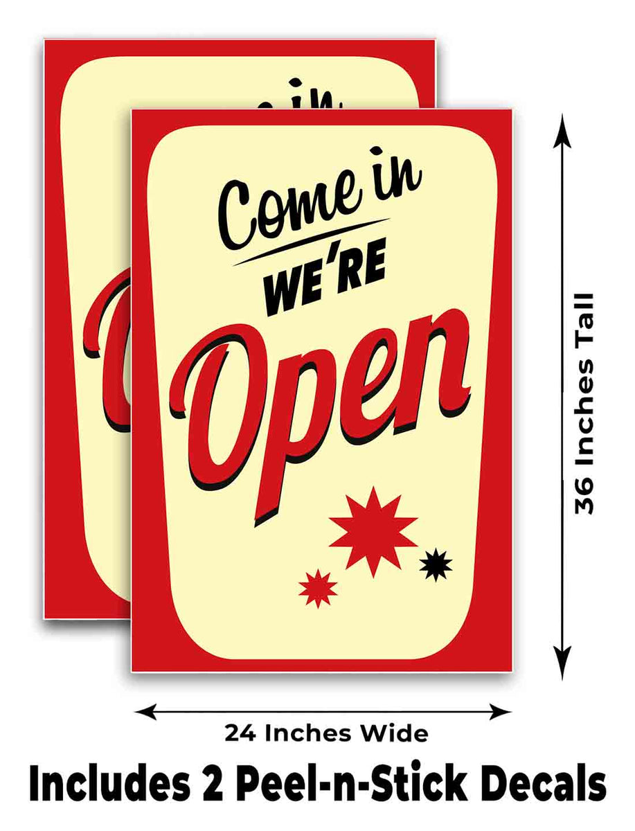 Open Sign A Frame Full Color Custom A-Frames | Fast Production. Fast Free Shipping ...