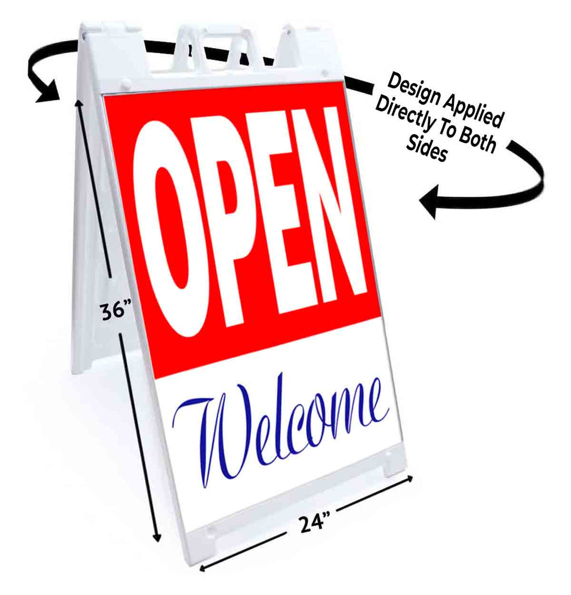 Full Color Custom A-Frames | Fast Production. Fast Free Shipping ...