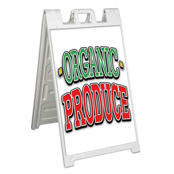 Organic Produce A-Frame Signs, Decals, or Panels