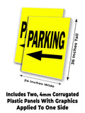 Parking A-Frame Signs, Decals, or Panels