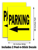 Parking A-Frame Signs, Decals, or Panels