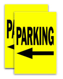 Parking A-Frame Signs, Decals, or Panels