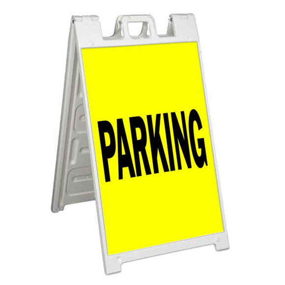 Parking Yellow A-Frame Signs, Decals, or Panels