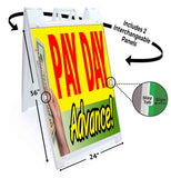 Pay Day Advance A-Frame Signs, Decals, or Panels