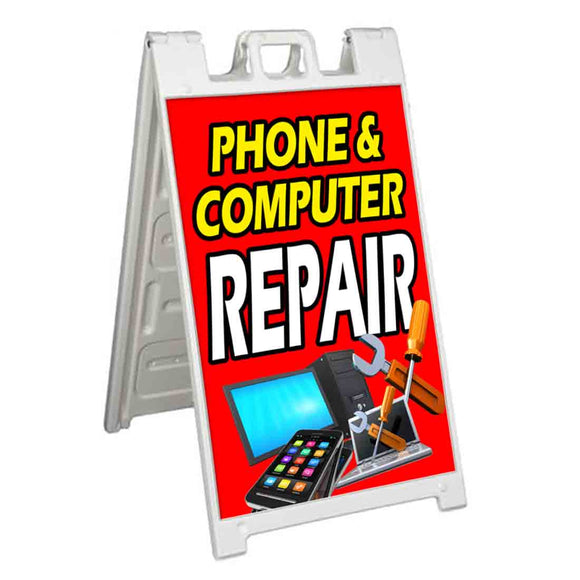 Phone Computer Repair A-Frame Signs, Decals, or Panels