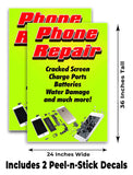 Phone Repair List A-Frame Signs, Decals, or Panels
