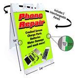 Phone Repair List A-Frame Signs, Decals, or Panels