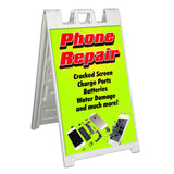 Phone Repair List A-Frame Signs, Decals, or Panels