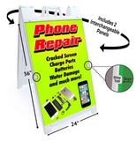 Phone Repair A-Frame Signs, Decals, or Panels