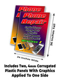 Phone Repair A-Frame Signs, Decals, or Panels