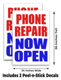 Phone Repair Now Open A-Frame Signs, Decals, or Panels