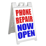 Phone Repair Now Open A-Frame Signs, Decals, or Panels