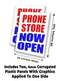 Phone Store Now Open A-Frame Signs, Decals, or Panels