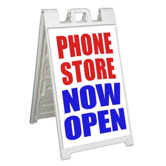 Phone Store Now Open A-Frame Signs, Decals, or Panels