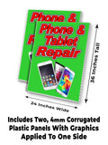 Phone Tablet Repair A-Frame Signs, Decals, or Panels