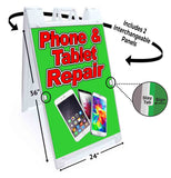 Phone Tablet Repair A-Frame Signs, Decals, or Panels
