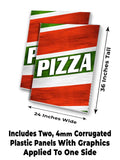 Pizza A-Frame Signs, Decals, or Panels