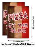 Pizza By The Slice A-Frame Signs, Decals, or Panels