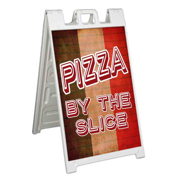 Pizza By The Slice A-Frame Signs, Decals, or Panels