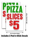 Pizza Slices $5 A-Frame Signs, Decals, or Panels