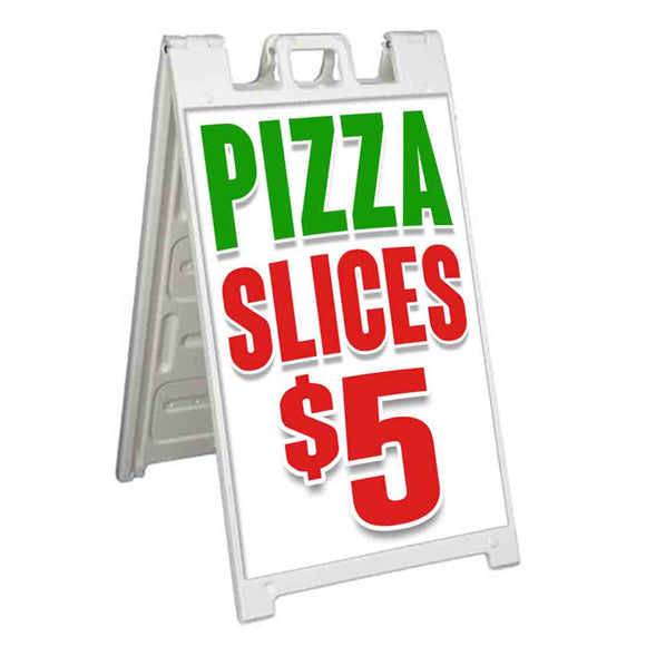 Pizza Slices $5 A-Frame Signs, Decals, or Panels