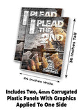 Plead 2nd A-Frame Signs, Decals, or Panels